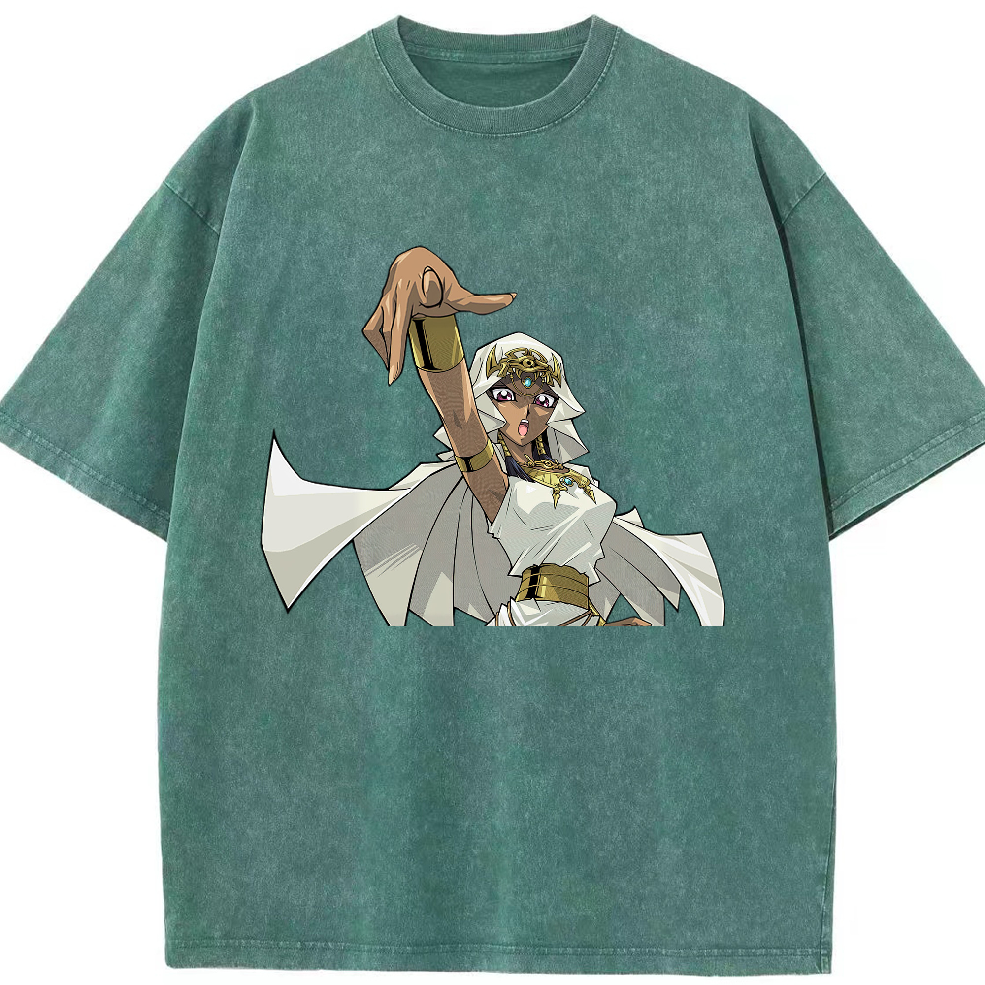 （画像用） 遊☆戯☆王 Yu-Gi-Oh! 綿100% ヴィンテージ風 半袖Tシャツ（フロントプリント）